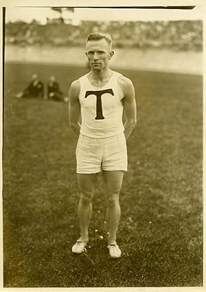 Germany Sports American Runner Ray Conger Old Photo 1930