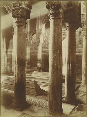 Morocco Marrakech Saadian sultans tombs Old Photo Felix 1915
