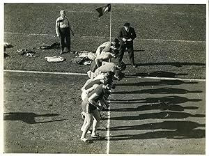 Paris Jean Bouin Stadium Jules Ladoumègue World Record of Mile Old Photo 1931