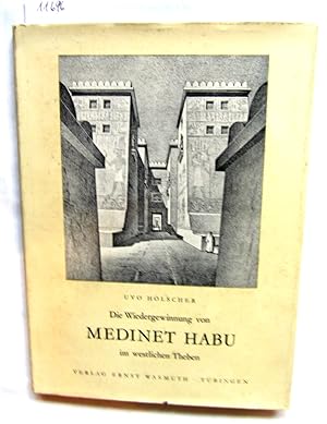 Bild des Verkufers fr Die Wiedergewinnung von Medinet Habu im westlichen Theben. zum Verkauf von Versandantiquariat Dr. Wolfgang Ru