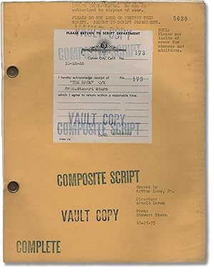 Bild des Verkufers fr The Rack (Original screenplay for the 1956 film) zum Verkauf von Royal Books, Inc., ABAA