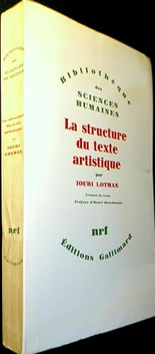 Imagen del vendedor de La Structure du texte artistique a la venta por Le Chemin des philosophes