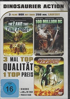 Seller image for DINOSAURIER ACTION -3 Filme Box - The Land that time forgot - 100 Million BC - Princess of Mars for sale by NEPO UG