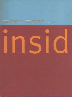 Bild des Verkufers fr Insideout. Ausstellung Neu 1999 des FB Design der FHD. zum Verkauf von Antiquariat Jenischek