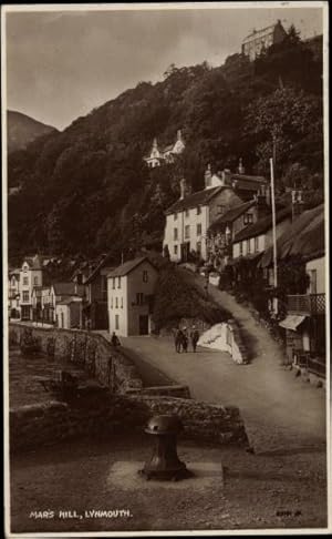 Seller image for Ansichtskarte / Postkarte Lynmouth Devon South West England, Mars Hill, Ortspartie for sale by akpool GmbH