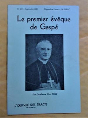 Image du vendeur pour Le premier vque de Gasp: Son Excellence Mgr Ross mis en vente par Claudine Bouvier