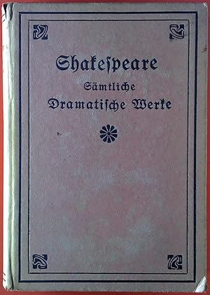 Bild des Verkufers fr Shakespeare - Smtliche Dramatische Werke. ZWEITER BAND. zum Verkauf von biblion2