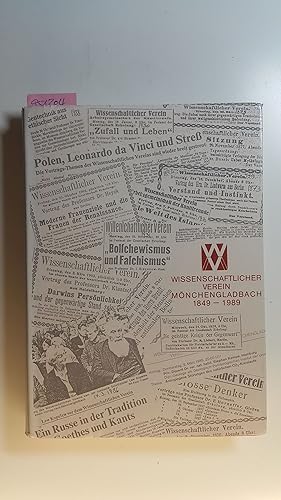Der Wissenschaftliche Verein Mönchengladbach 1849 - 1989. Beiträge zuir Geschichte der Stadt Mönc...