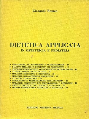 Bild des Verkufers fr Dietetica applicata Vol III zum Verkauf von Librodifaccia