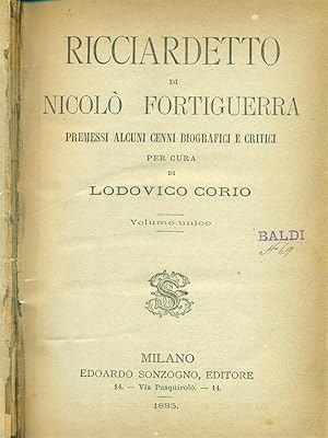 Seller image for Ricciardetto for sale by Librodifaccia