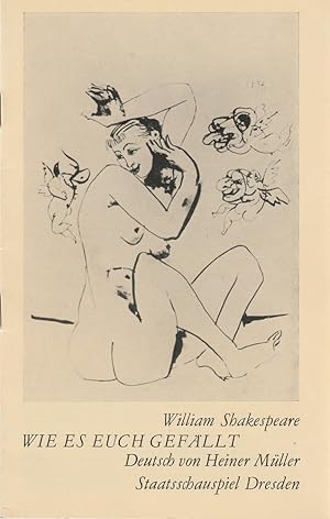 Seller image for Programmheft William Shakespeare WIE ES EUCH GEFLLT Premiere 18. Dezember 1980 Groes Haus for sale by Programmhefte24 Schauspiel und Musiktheater der letzten 150 Jahre