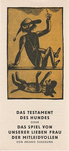 Immagine del venditore per Programmheft Ariano Suassuna DAS TESTAMENT DES HUNDES Leipziger Theater 1973 venduto da Programmhefte24 Schauspiel und Musiktheater der letzten 150 Jahre