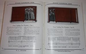 Evans Vanishing Door. Evans Ring Joint. Catalog J. Millions Hang their Wraps in Evans Vanishing D...