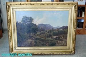 Hermann Ottomar Herzog * 1832-1932 * Südtirol ca. 1865-70 * Ölgemälde Leinwand Leinwand 77,5 x 10...