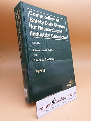 Imagen del vendedor de Compendium of safety data-sheets for research and industrial chemicals : Pt. 2 a la venta por Roland Antiquariat UG haftungsbeschrnkt