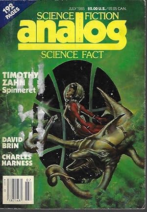 Seller image for ANALOG Science Fiction/ Science Fact: July 1985 ("Spinneret") for sale by Books from the Crypt