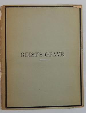 Immagine del venditore per Geist's Grave venduto da Thorn Books, ABAA