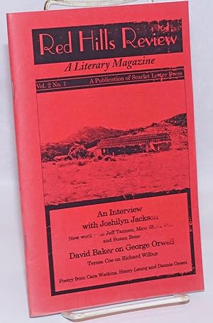 Imagen del vendedor de Red Hills Review: a literary magazine; vol. 2, #1, Spring 2006; Interview with Joshilyn Jackson a la venta por Bolerium Books Inc.