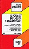 Imagen del vendedor de Profil D'une Oeuvre:10 Poemes Expliqus Le Romantisme a la venta por RECYCLIVRE