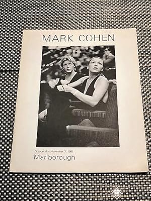 Mark Cohen, October 6 - November 3, 1981 Marlborough Gallery