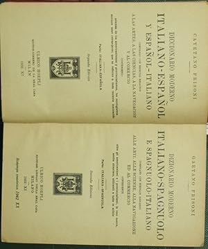 Bild des Verkufers fr Dizionario moderno italiano-spagnuolo e spagnuolo italiano. Parte: Italiana-Spagnuola zum Verkauf von Antica Libreria Srl