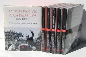 Imagen del vendedor de LA GUERRA CIVIL A CATALUNYA (1936-1939) (6 Vols.) (Obra Completa) a la venta por Ducable Libros