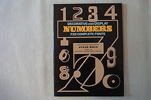 Immagine del venditore per Decorative And Display Numbers 739 Complete Fonts venduto da Librairie Historique Kerizel