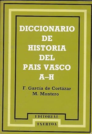 Bild des Verkufers fr Diccionario de historia del Pais Vasco. zum Verkauf von LIBRERA GULLIVER