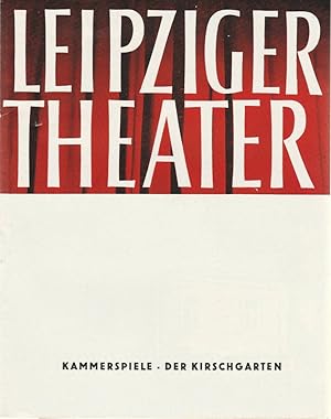 Bild des Verkufers fr Programmheft Anton Tschechow DER KIRSCHGARTEN Premiere 19. Februar 1966 Spielzeit 1965 / 66 Heft 22 Kammerspiele zum Verkauf von Programmhefte24 Schauspiel und Musiktheater der letzten 150 Jahre