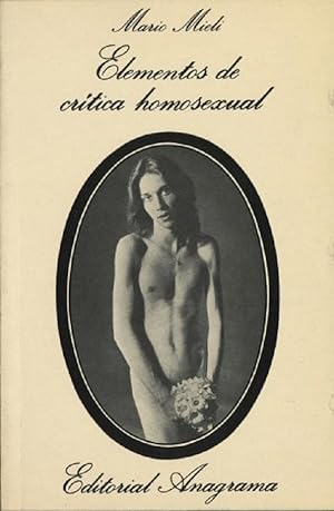 Imagen del vendedor de Elementos De Critica Homosexual (Spanish Edition) a la venta por Von Kickblanc