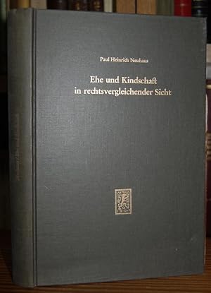 Seller image for EHE UND KINDSCHAFT IN RECHTSVERGLEICHENDER SICHT for sale by Fbula Libros (Librera Jimnez-Bravo)