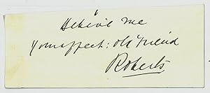 Bild des Verkufers fr Autograph clipping signed. zum Verkauf von Antiquariat INLIBRIS Gilhofer Nfg. GmbH