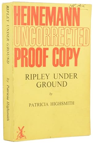Bild des Verkufers fr Ripley Under Ground zum Verkauf von Adrian Harrington Ltd, PBFA, ABA, ILAB