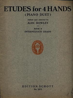 Bild des Verkufers fr Etudes for 4 hands (piano duet) - Book II Intermediate grade - No. 2372 zum Verkauf von Librodifaccia