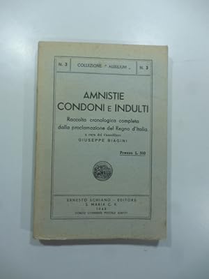 Amnistie condoni e indulti.