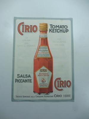 Cirio Tomato Ketchup. Pieghevole pubblicitario