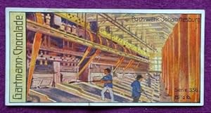 Seller image for Reklamebild / Kaufmannsbild / Sammelbild Gartmann Chocolade (Serie 358 Goldgewinnung Bild 6 Pochwerk Johannesburg) for sale by ANTIQUARIAT H. EPPLER