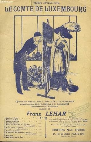 Bild des Verkufers fr Le comte de Luxembourg zum Verkauf von Le-Livre