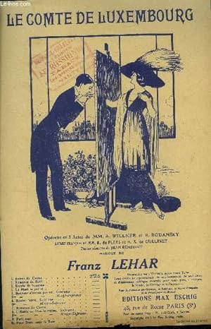 Bild des Verkufers fr Le comte du Luxembourg N 9 "Petit Mari" zum Verkauf von Le-Livre