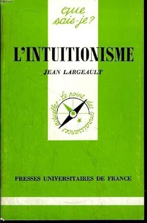 Seller image for Que sais-je? N 2684 L'intuitionisme for sale by Le-Livre