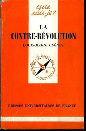 Bild des Verkufers fr Que sais-je? N 2633 La contre-rvolution zum Verkauf von Le-Livre