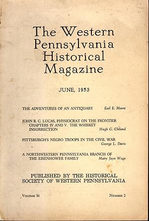 Seller image for The Western Pennsylvania Historical Magazine: Volume 36, Number 2: June 1953 for sale by Dorley House Books, Inc.