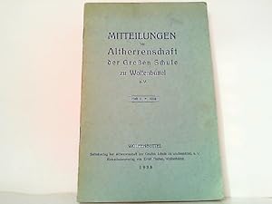 Mitteilungen der Altherrenschaft der Großen Schule zu Wolfenbüttel e. V. Heft 7.