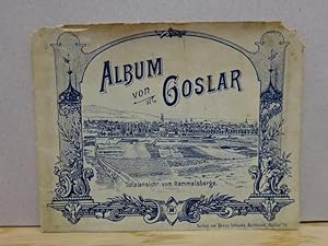 Album von Goslar. Goslar, Schaake, um 1900. Leporello in 10 Segmenten mit 17 Ansichten im Format ...
