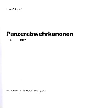 Panzerabwehrkanonen 1916-1977