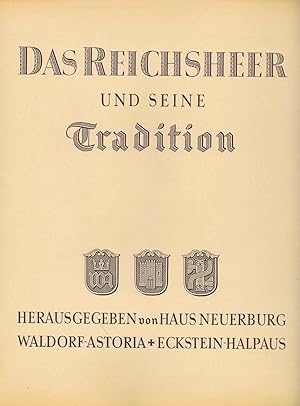 Das Reichsheer und seine Tradition (Original-Sammelbilder Album ca. 1935)