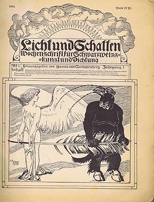 Licht und Schatten. Wochenschrift für Schwarzweisskunst und Dichtung. (1. Jahrgang, 1910 Heft 1 b...