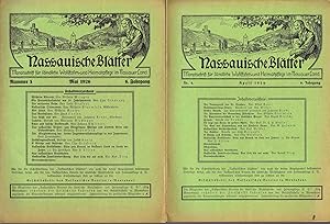 Nassauische Blätter. Monatsschrift für ländliche Wohlfahrts- und Heimatpflege im Nassauer Land (K...