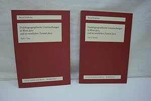 Dialektgeographische Untersuchungen in West-Java und im westlichen Zentral-Java (2 Bände: Text + ...