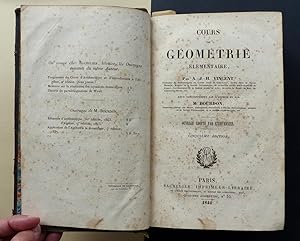 Cours de Géométrie élémentaire.